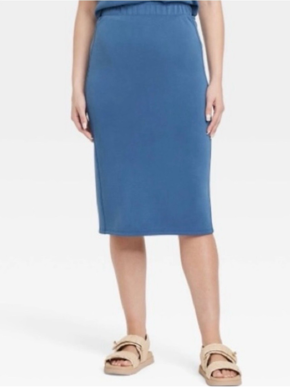 Women's Sandwash MIDI Skirt - a New Day Blue Size XS New